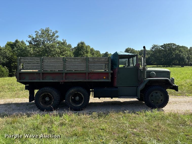 image for item FG0539 1972 AM General M44 flatbed truck