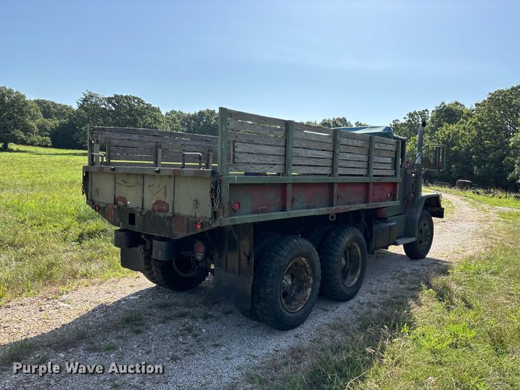image for item FG0539 1972 AM General M44 flatbed truck