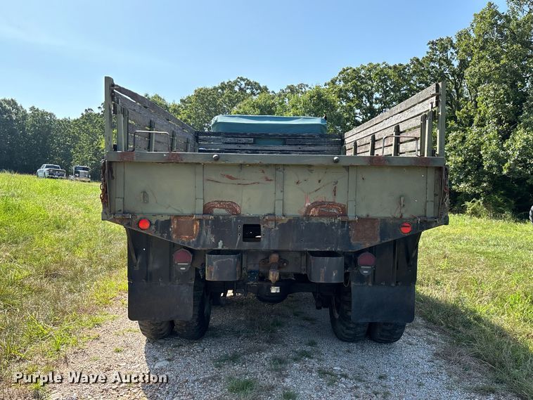 image for item FG0539 1972 AM General M44 flatbed truck