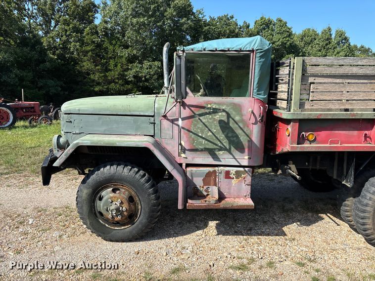 image for item FG0539 1972 AM General M44 flatbed truck