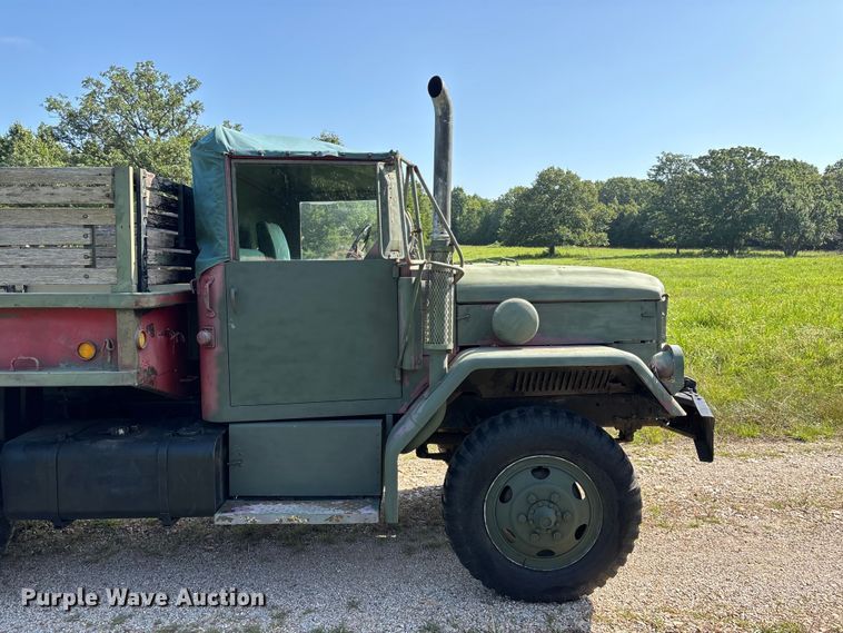 image for item FG0539 1972 AM General M44 flatbed truck