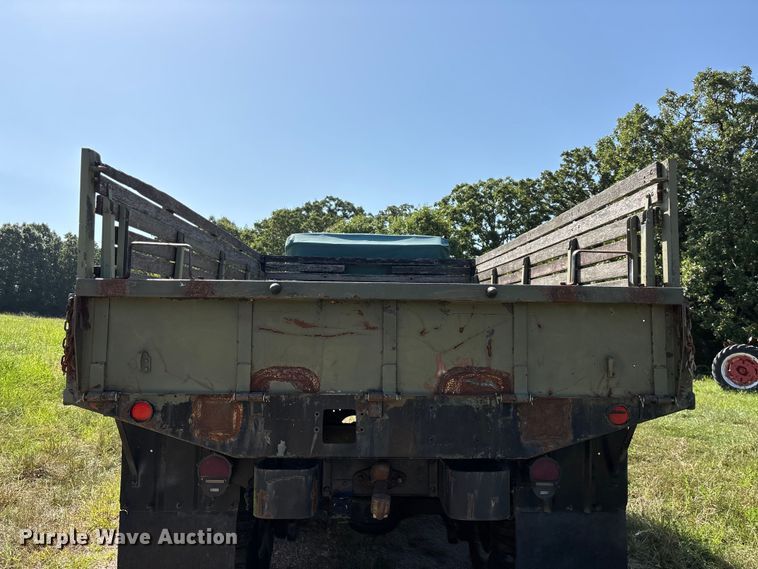 image for item FG0539 1972 AM General M44 flatbed truck
