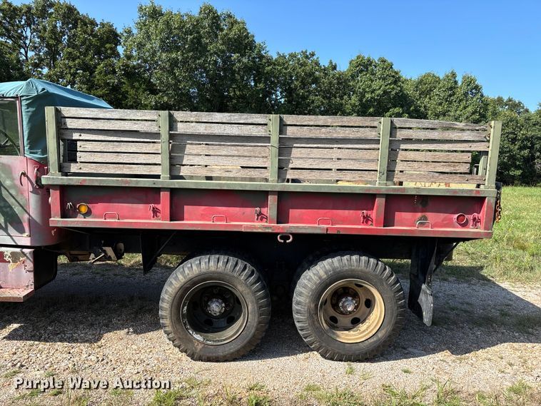 image for item FG0539 1972 AM General M44 flatbed truck