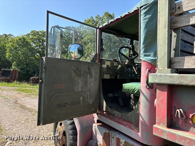 image for item FG0539 1972 AM General M44 flatbed truck