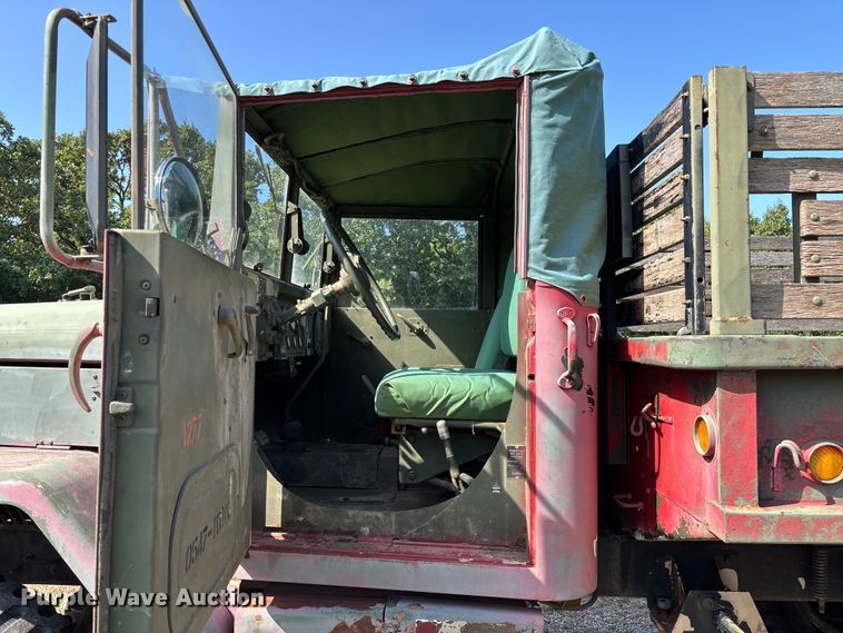 image for item FG0539 1972 AM General M44 flatbed truck