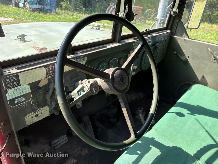 image for item FG0539 1972 AM General M44 flatbed truck