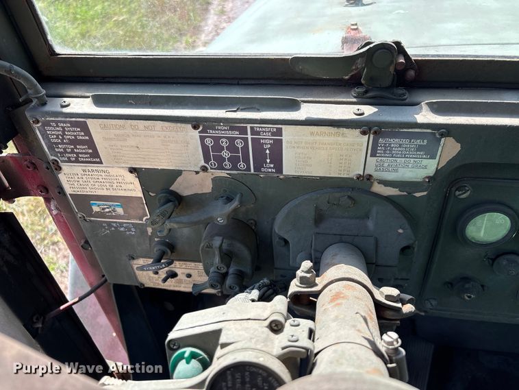 image for item FG0539 1972 AM General M44 flatbed truck