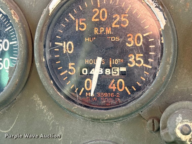 image for item FG0539 1972 AM General M44 flatbed truck