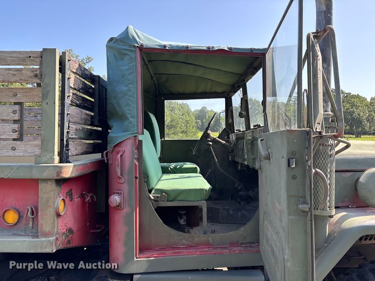 image for item FG0539 1972 AM General M44 flatbed truck