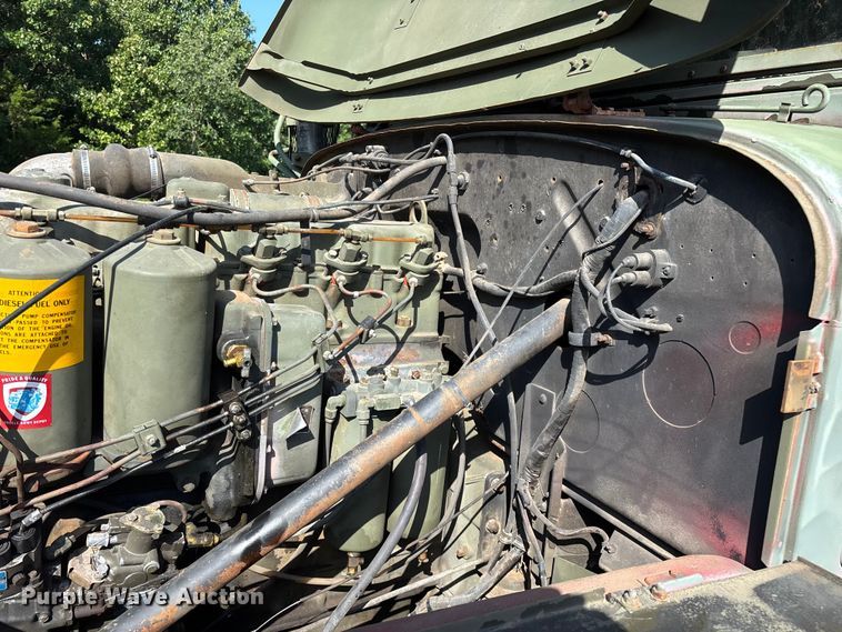 image for item FG0539 1972 AM General M44 flatbed truck