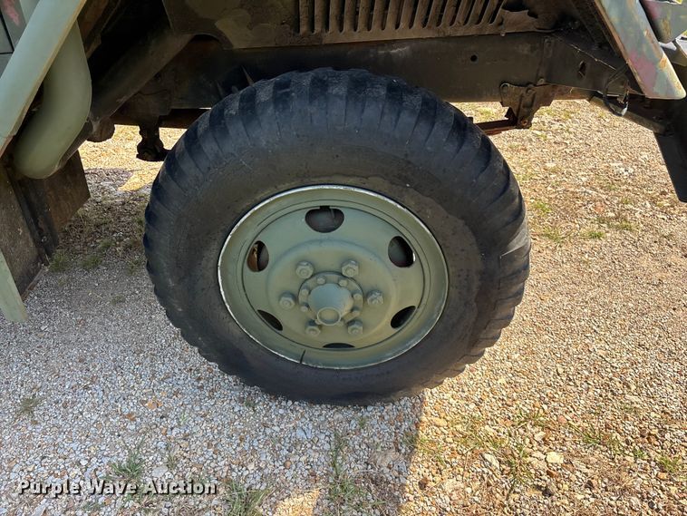 image for item FG0539 1972 AM General M44 flatbed truck