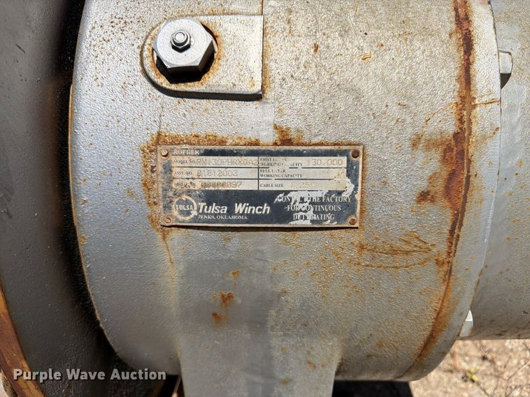 image for item FK3196 Tulsa RM130PHRX0AZ winch