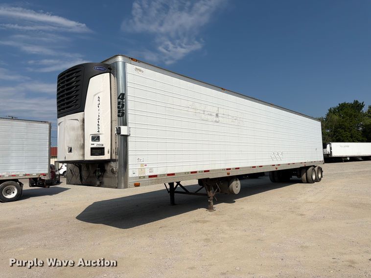 2012 Wabash refrigerated van trailer