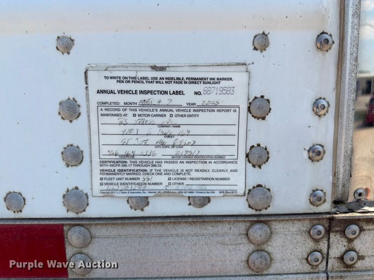 image for item FK3230 2012 Great Dane Trailers SUP-1114-31053 refrigerated van trailer