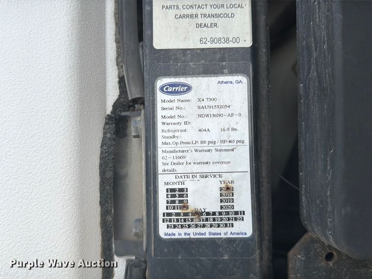 image for item FP4018 2018 Utility VS2RA refrigerated van trailer
