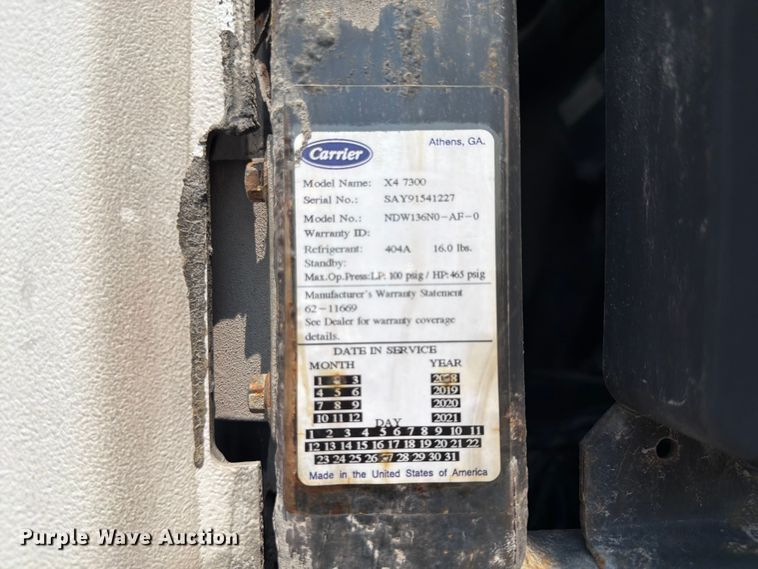image for item FP4024 2018 Utility VS2RA refrigerated van trailer