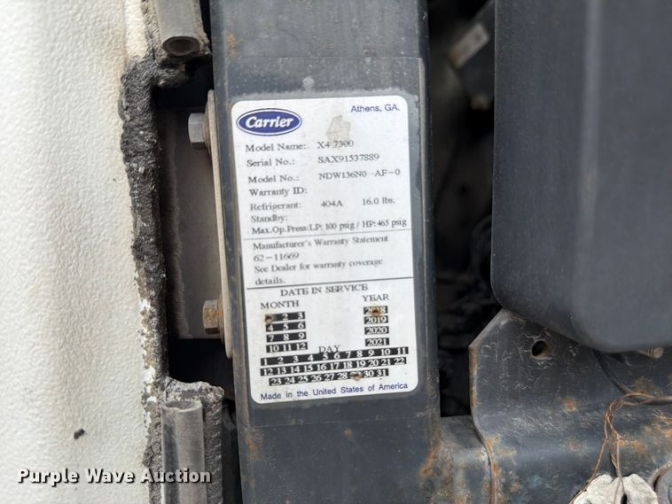image for item FP4028 2018 Utility VS2RA refrigerated van trailer