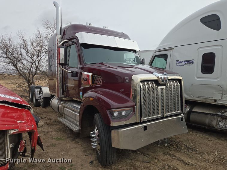 image for item YA2763 2024 Western Star 49X semi truck