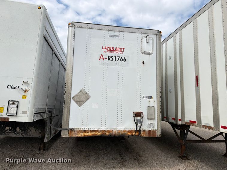 image for item YA4172 1995 Wabash dry van trailer