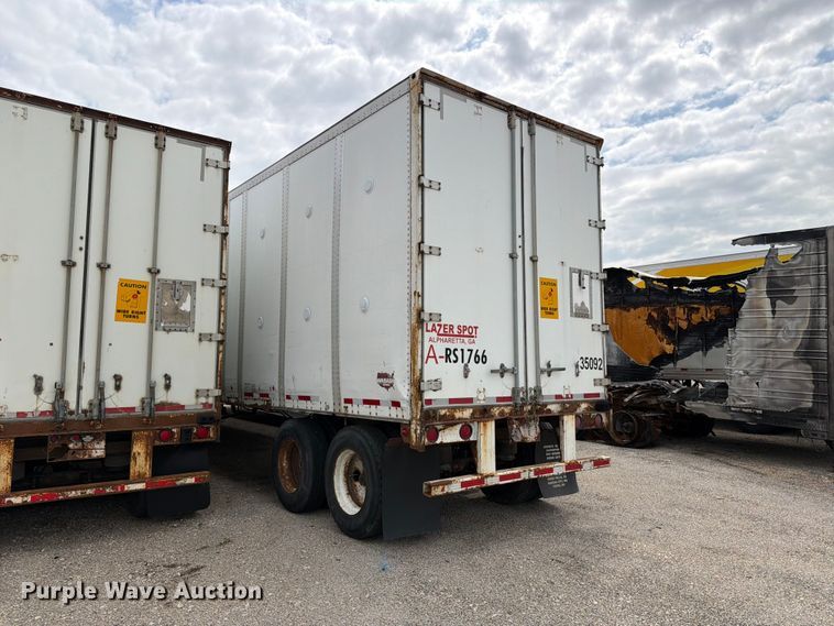 image for item YA4172 1995 Wabash dry van trailer