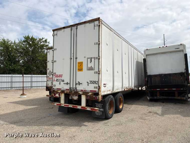 image for item YA4172 1995 Wabash dry van trailer