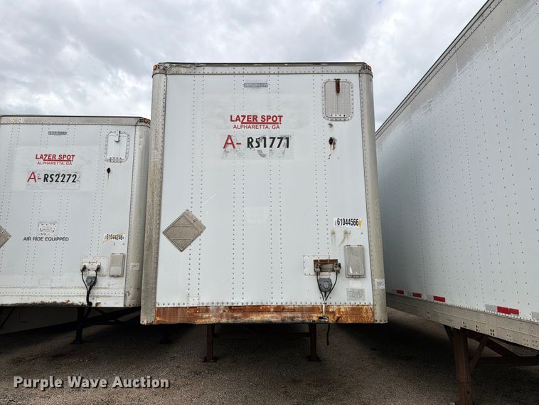 image for item YA4174 1995 Wabash dry van trailer