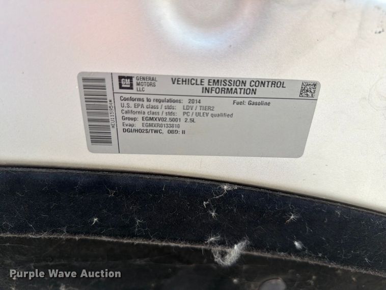 image for item DN6633 2014 Chevrolet Impala 
