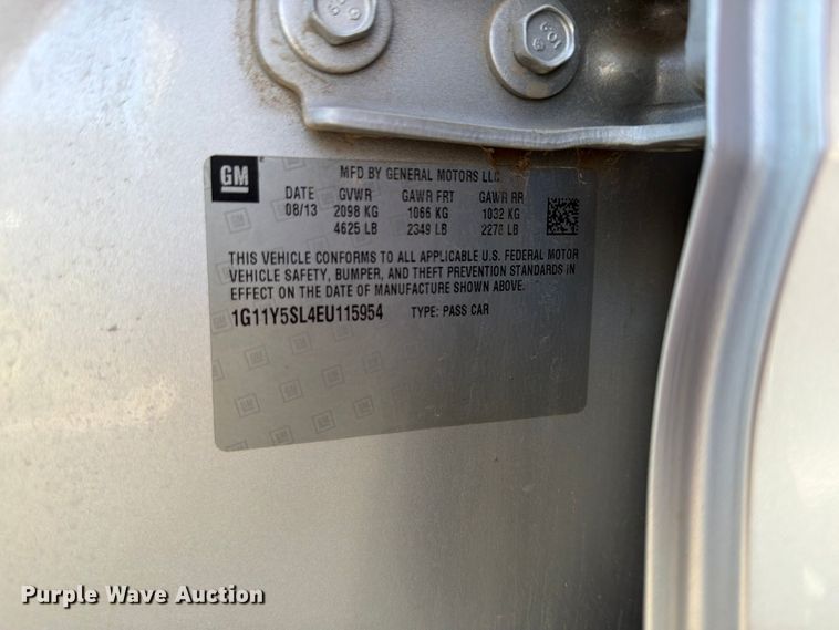 image for item DN6633 2014 Chevrolet Impala 
