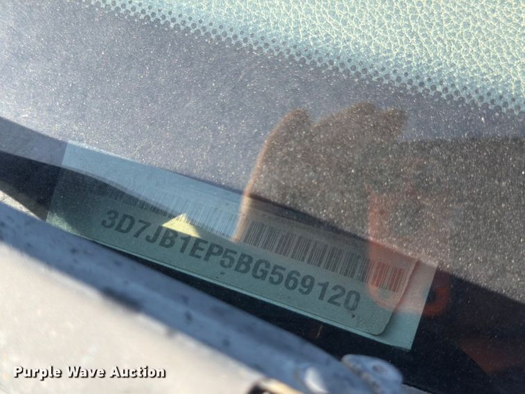 image for item DN6636 2011 Dodge Ram 1500 pickup truck
