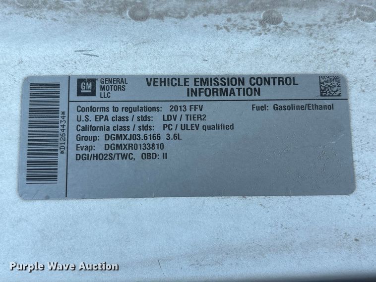 image for item DN6660 2013 Chevrolet Impala 
