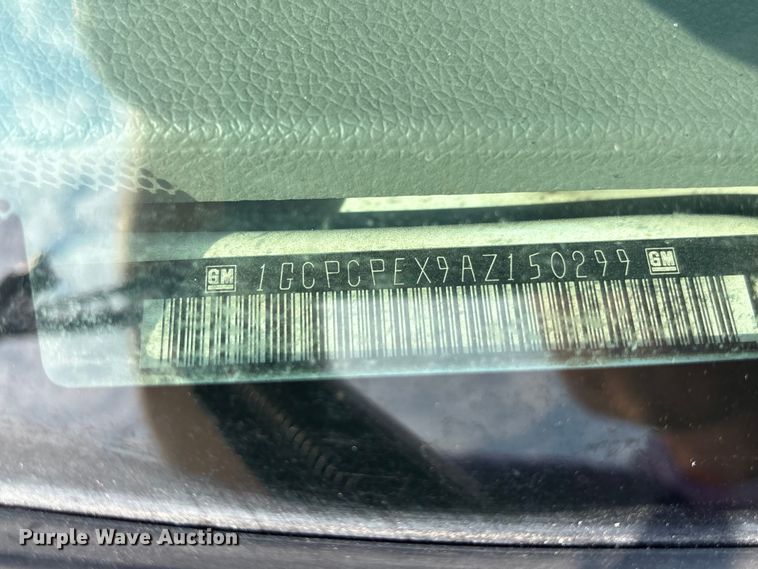 image for item DN6661 2010 Chevrolet Silverado 1500 pickup truck
