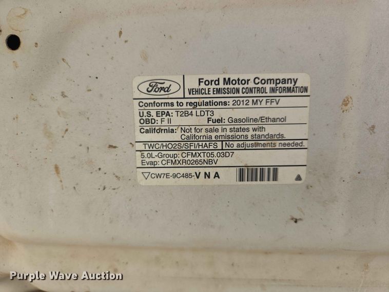 image for item DP8954 2012 Ford F150 Ext. Cab pickup truck
