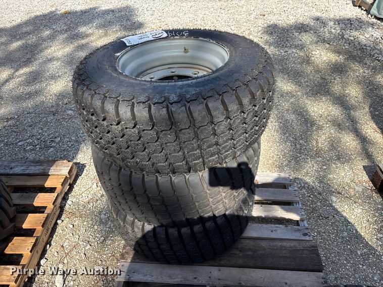 image for item DV7253 (3) 12-16.5 tires and wheels