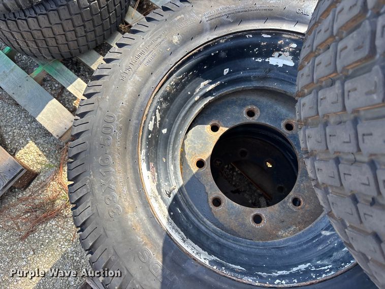image for item DV7254 (5) 33x16-500 tires and wheels