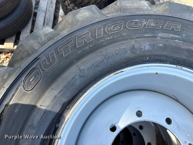 image for item DV7255 (4) 12-16.5 tires and wheels