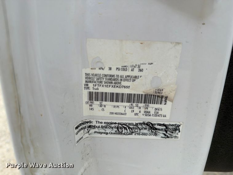 image for item DV8534 2014 Ford F150 Ext. Cab pickup truck