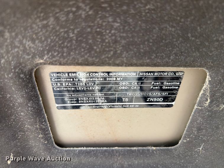 image for item DV8545 2009 Nissan Altima 