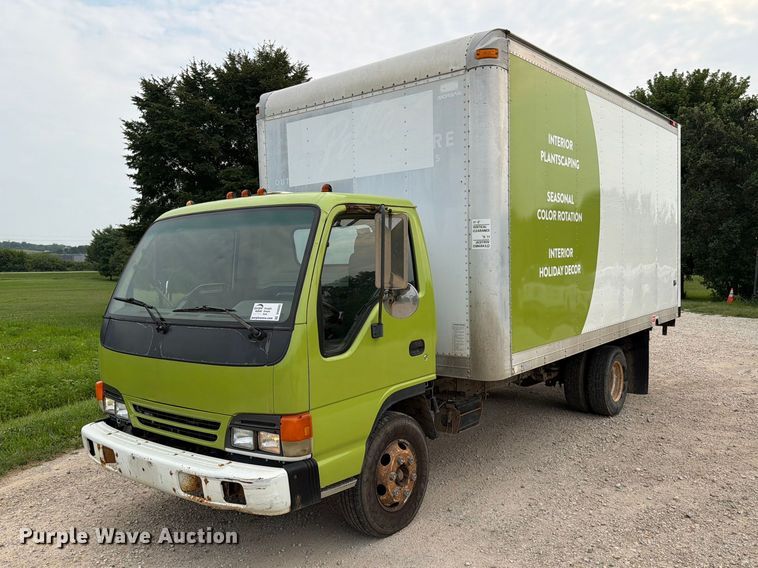 2002 Isuzu NPR box truck