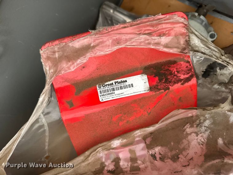 image for item DY3093 Crate of grain drill parts