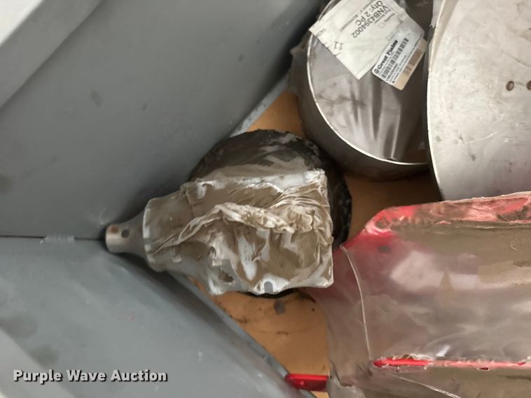 image for item DY3093 Crate of grain drill parts