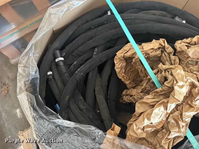 image for item DY3094 (6) crates of hydraulic hoses