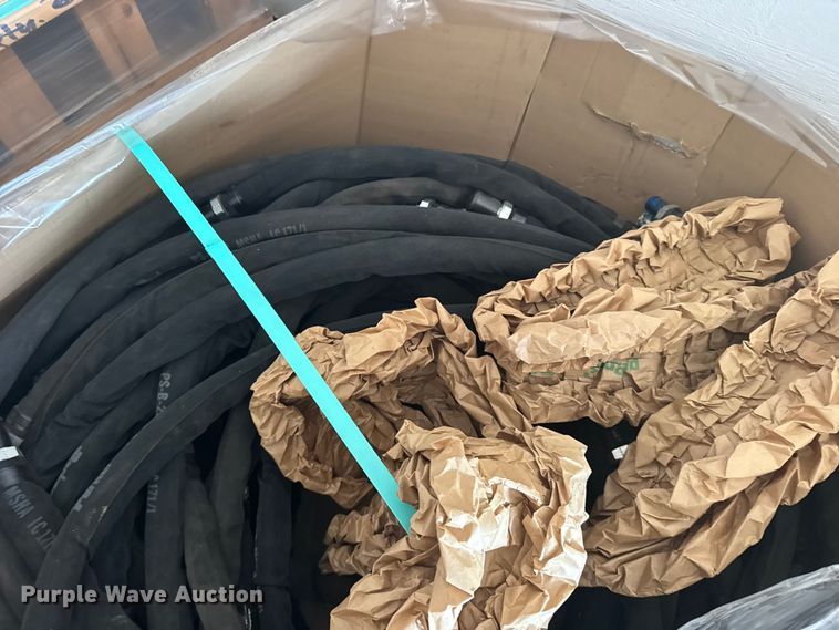 image for item DY3094 (6) crates of hydraulic hoses