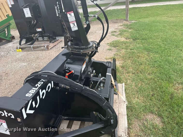 image for item DY3104 Kubota SBL2574 skid steer snow blower