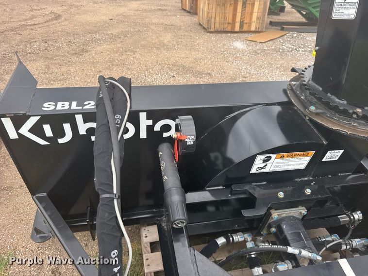 image for item DY3104 Kubota SBL2574 skid steer snow blower