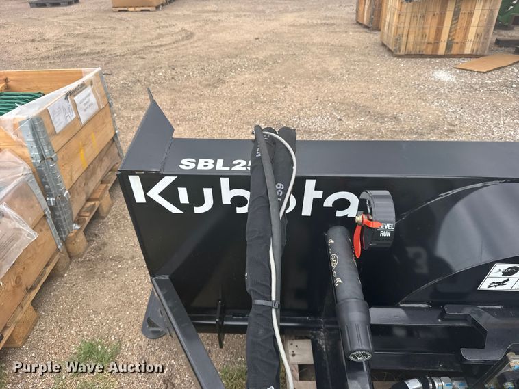 image for item DY3104 Kubota SBL2574 skid steer snow blower