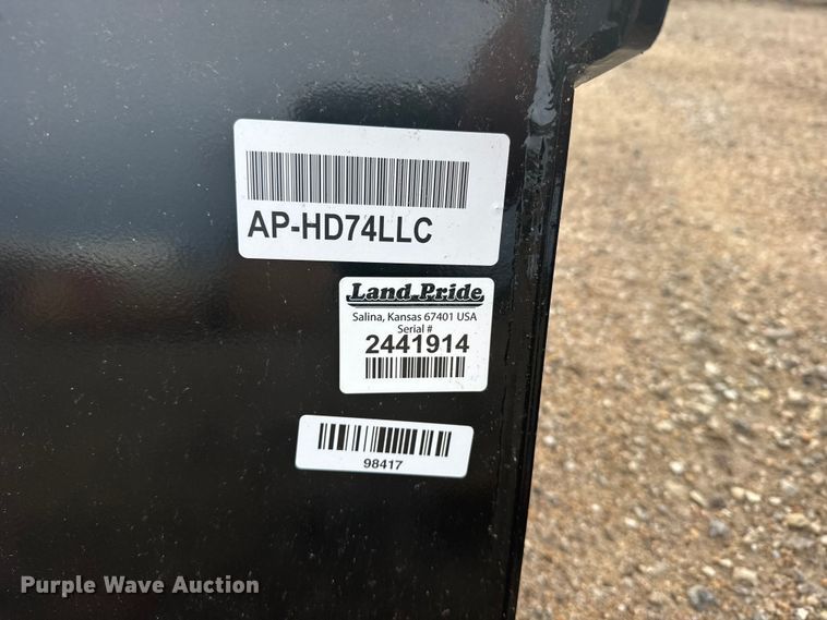 image for item DY3107 Land Pride skid steer bucket