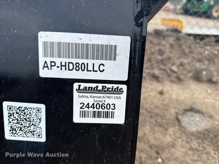 image for item DY3112 Land Pride AP-HD80LLC Skid steer bucket