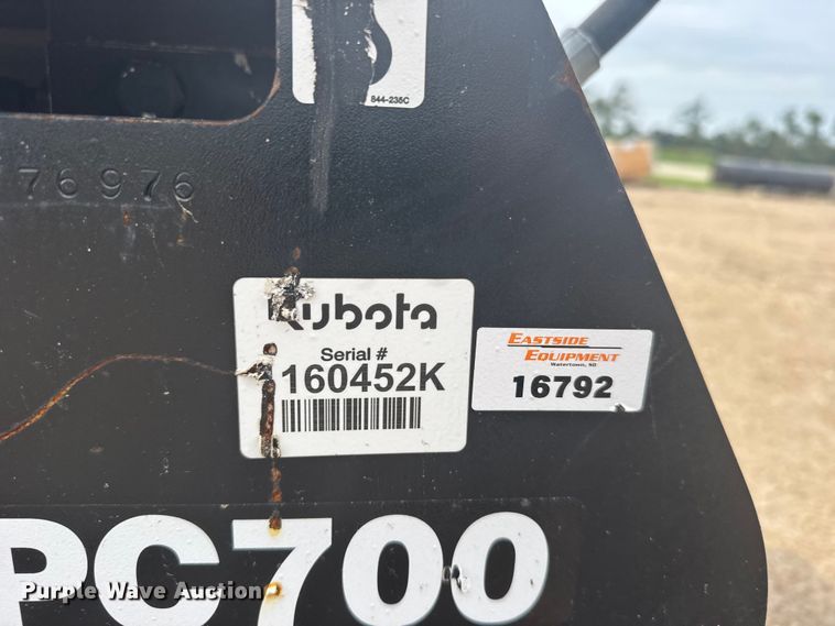 image for item DY3120 Kubota PC700 plate compactor