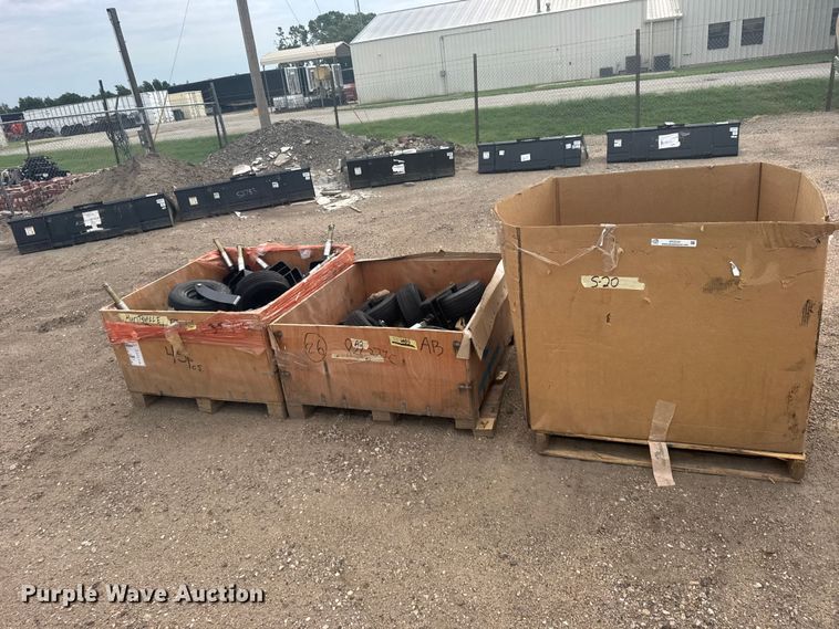 image for item DY3121 Approximately (30) 15x6.00-6 AFM deck tires and wheels