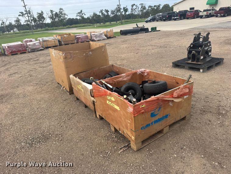 image for item DY3121 Approximately (30) 15x6.00-6 AFM deck tires and wheels